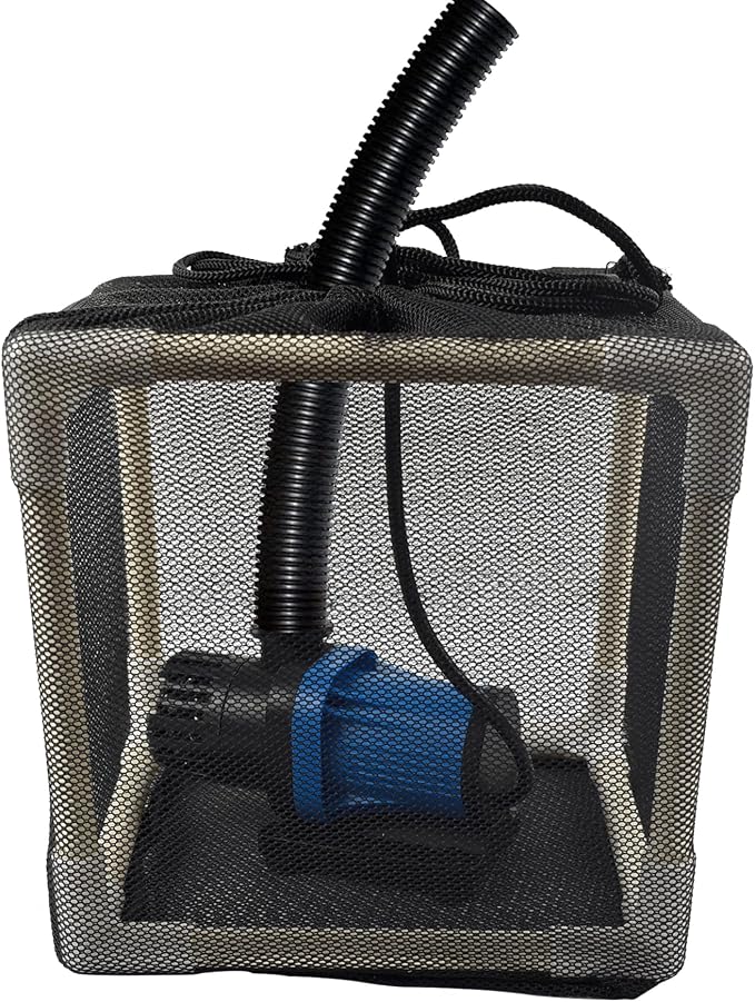 CONQUERALL 7 Inch Pond Filter Bag Large Pump Filter Box Nylon Media Cover by CONQUERALL