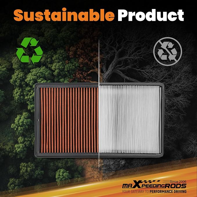 maXpeedingrods MX-2247 High Performance Engine Air Filter Washable & Reusable - Image 8
