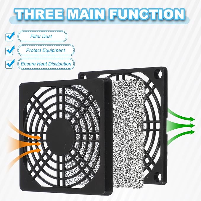 PATIKIL 60mm Fan Filter Grill - Image 3
