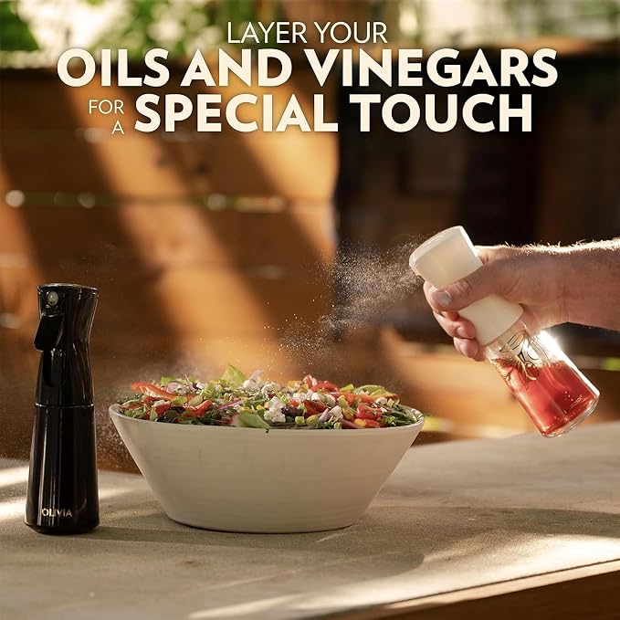 FLAIROSOL OLIVIA Oil Sprayer for Cooking, 200ml Glass Olive Oil Sprayer - Image 5