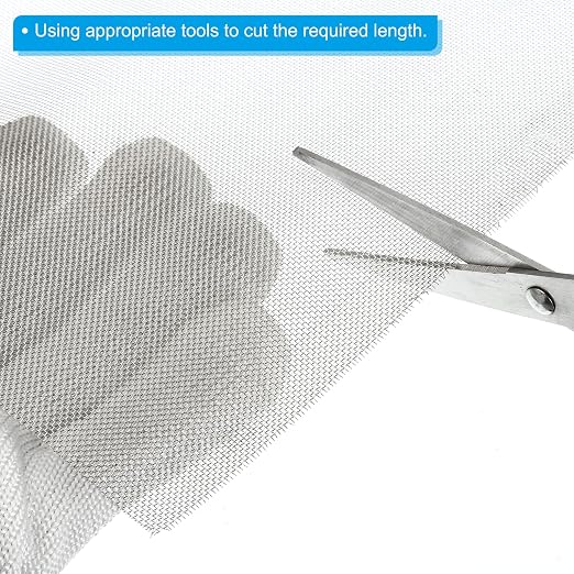 PATIKIL 40" L x 16" W Woven Wire Mesh, 30 Mesh 304 Stainless Steel Air Vent - Image 4