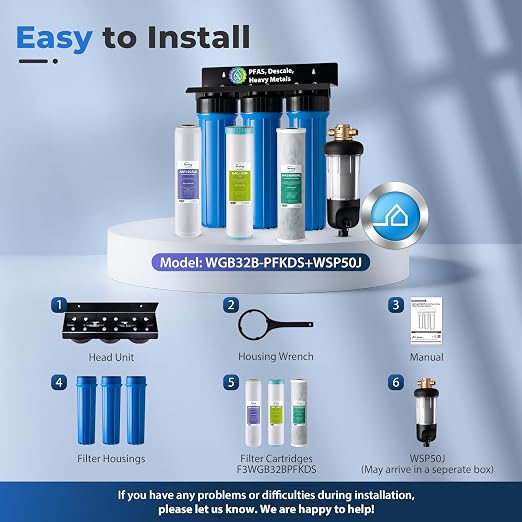 iSpring Whole House Water Filter System Ultimate PFAS Scale and Heavy Metals - Image 6