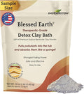 Blessed Earth Detox Clay Bath, 100% Pure Sodium Bentonite Therapeutic Grade – Cleansing and Purifying, by Evenbetternow LLC, Sample Size 1 lb (16 oz)
