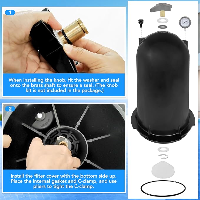 CX1750B Filter Head with Directional Vent Valve ECX1322A Compatible with - Image 4