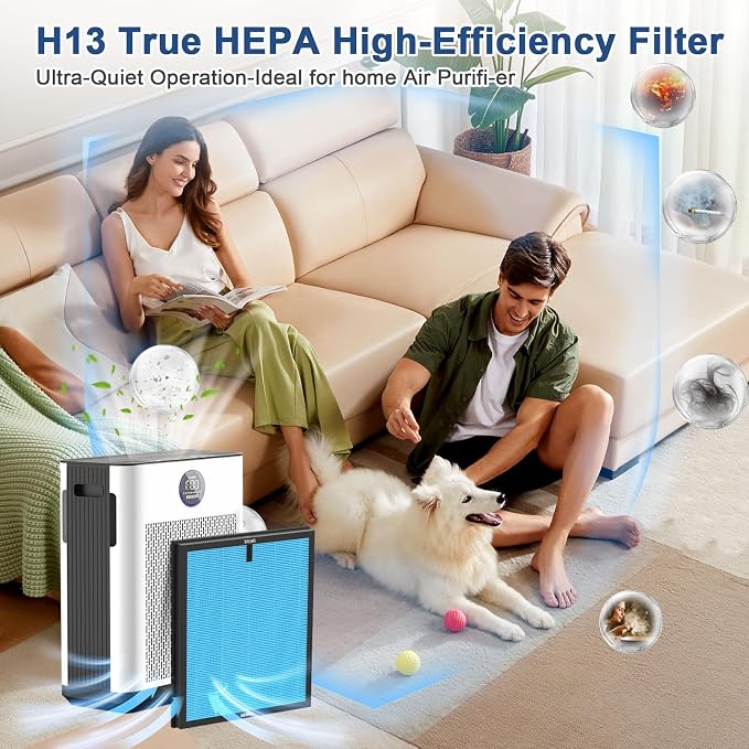 2 Pack AP303 AP304 Air Pur-ifier Filters H14 HEPA - Image 4