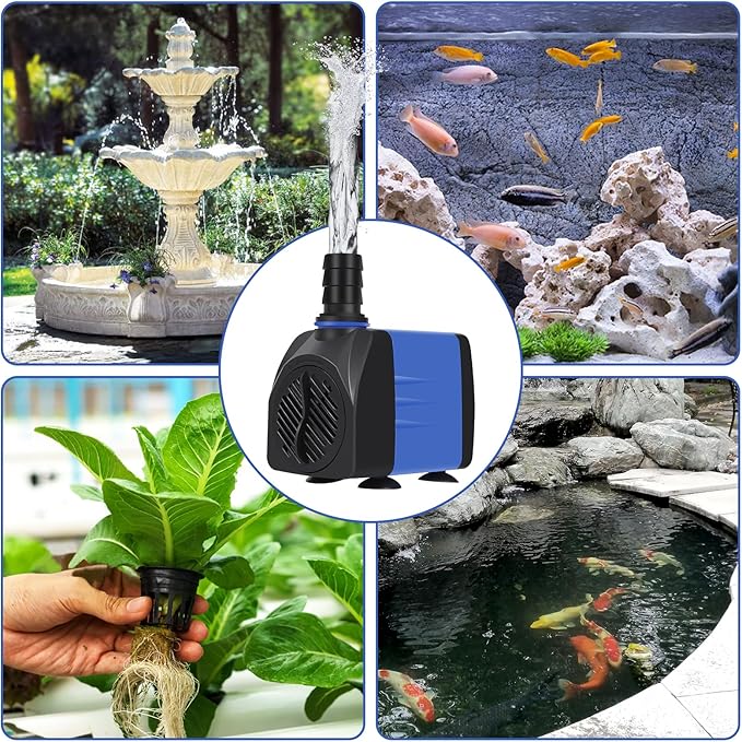 AQUANEAT Fountain Pump, 480 GPH Submersible Water Pump - Image 6