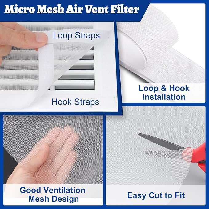 Air Vent Filter Kit, Easy Air Flow, Air Vent Filters - Image 5