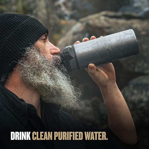 GRAYL GeoPress Titanium 24 oz Water Purifier Bottle - Image 6
