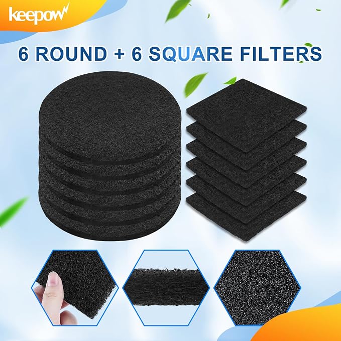 KEEPOW 12 Pack Compost Bin Filter - Image 5