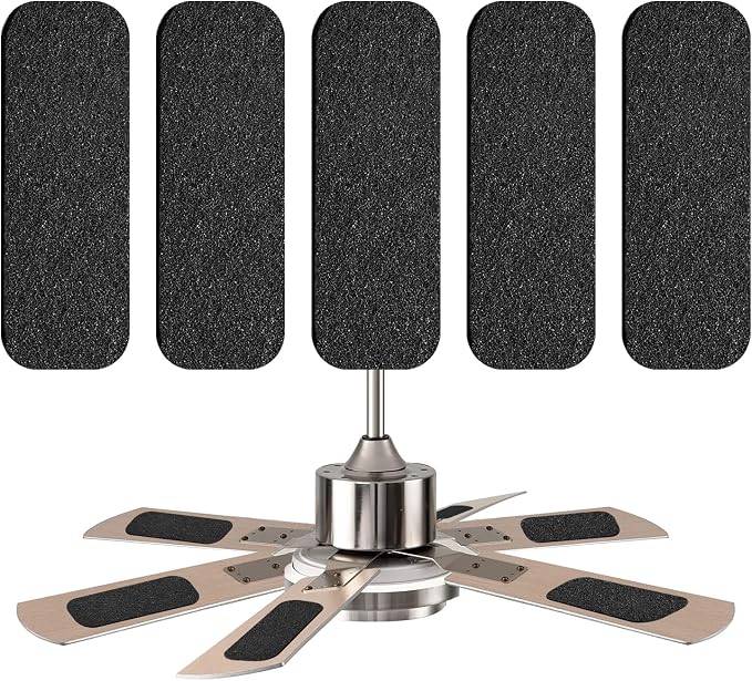 5-Pack, Blade Fan Ceiling Fan Filter | Activated Coconut Shell Carbon Filter by Unknown