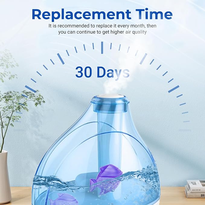 Funmit Humidifier Cleaning Fish, 12 Pack Humidifier Cleaner - Image 7