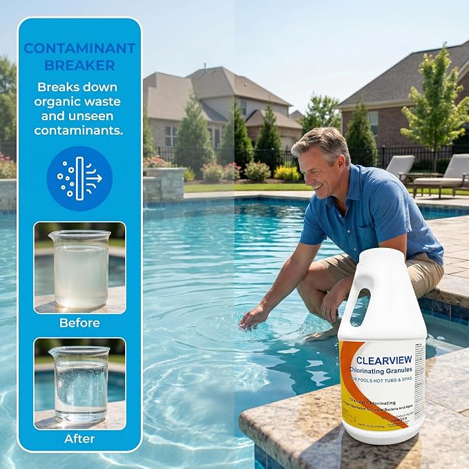 ClearView Chlorine Granules 10 Lbs - Image 4