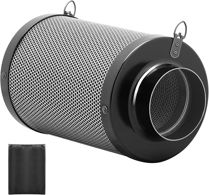 iPower 4" Air Carbon Filter for Inline Duct Fan, Intake and Exhaust Fans by iPower