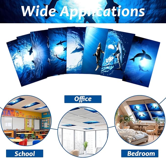 8 Pcs Fluorescent Light Covers - Image 4