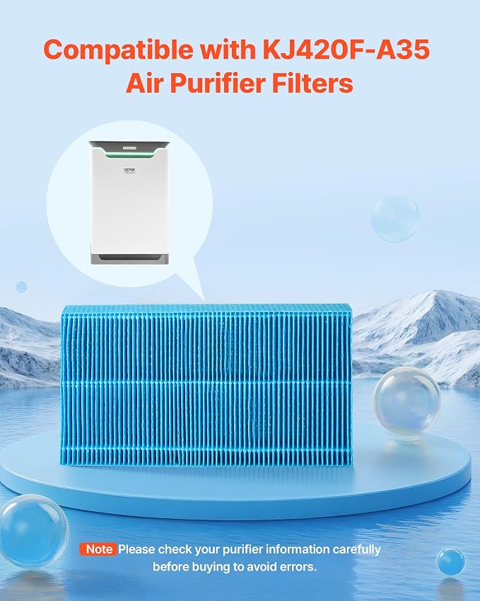 VEVOR Air Purifier Filter Replacement, Compatible - Image 2