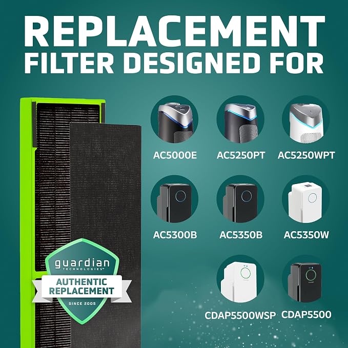 GermGuardian Filter C Toxin Clear HEPA Genuine Replacement Filter, Removes - Image 4