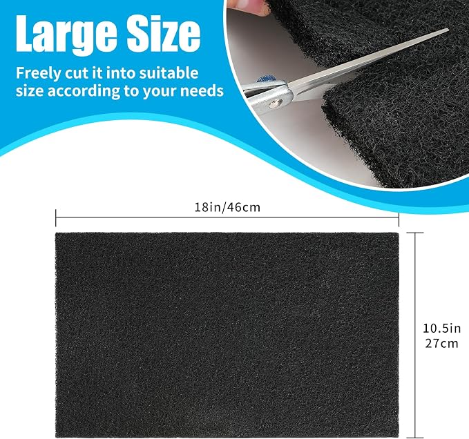 AQUANEAT Aquarium Activated Carbon Filter Media Pad - Image 2
