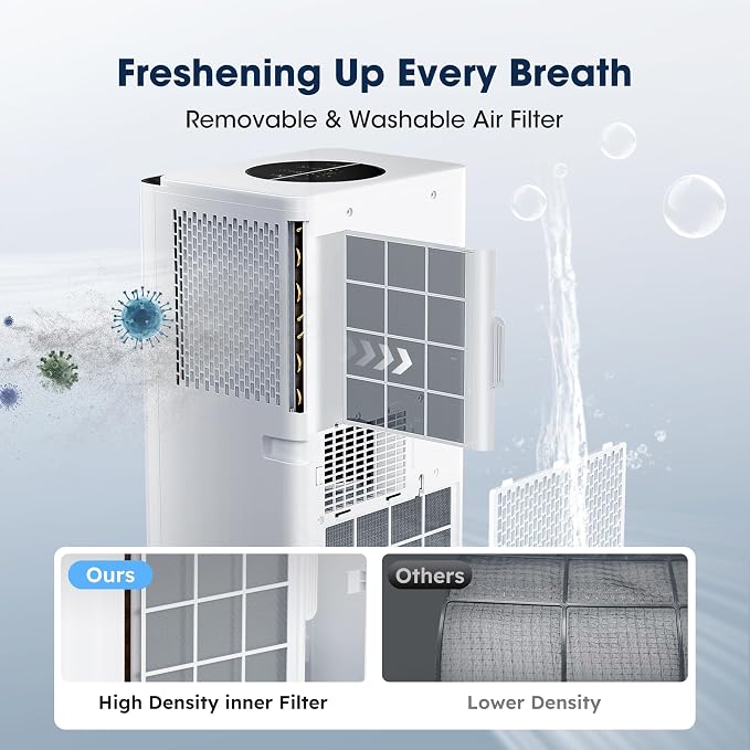 8000BTU Portable Air Conditioners Smart AC Unit - Image 7