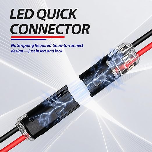100PCS 2-Pin Double Wire Plug in Connector - Image 4