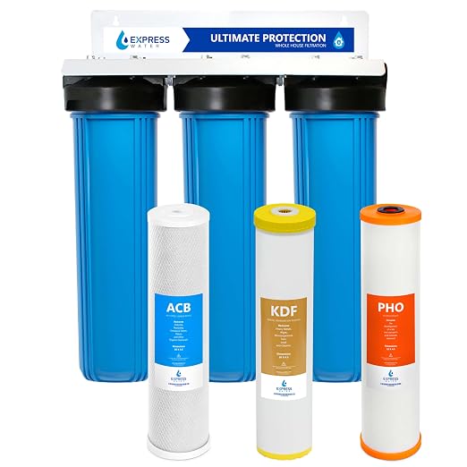 Whole House Water Filter System| Ultimate Protection | 3 Stage Water Purifier by ExpressWater