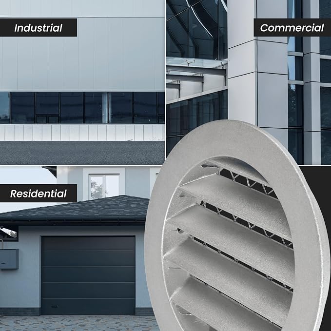 4" Brown Vent Cover - Image 5
