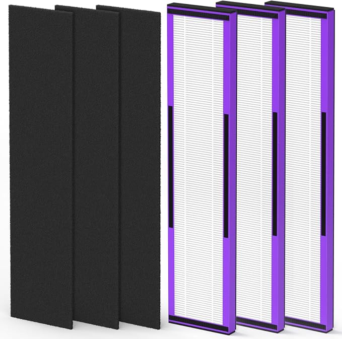 3-Pack Upgraded 2-in-1 Replacement Filter Compatible by GoKBNY