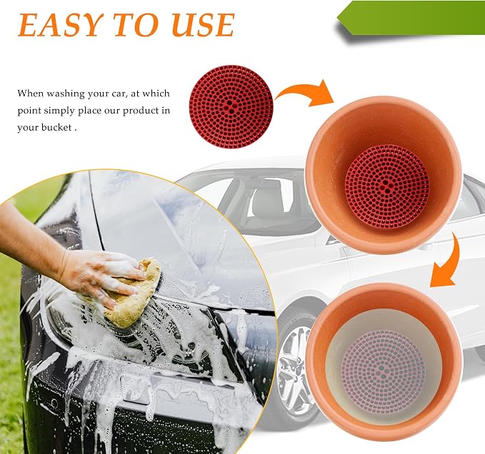 Car Wash Bucket, 10.28 Inch Diameter Car Wash Filter - Image 6