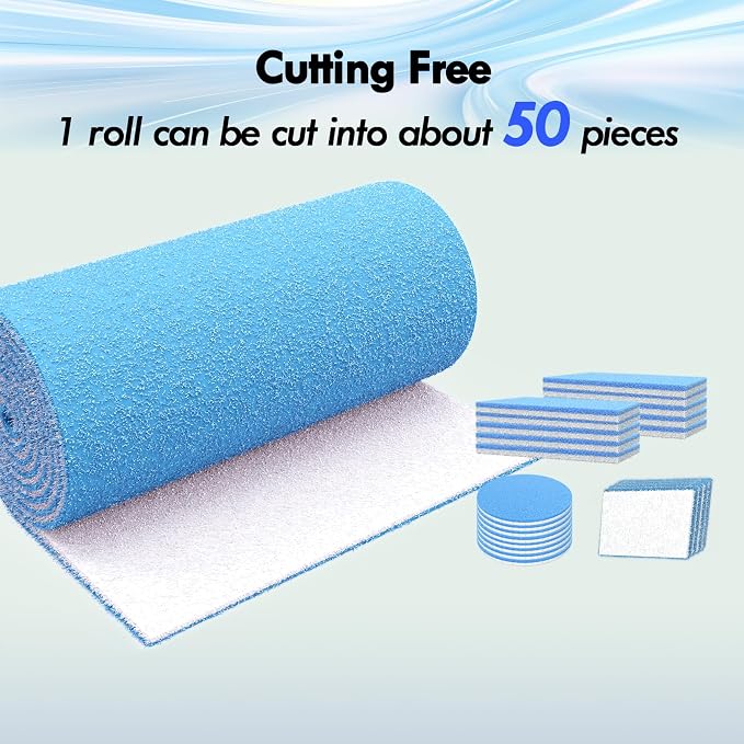 2PCS 12 x 140" Air Vent Filters, Cut-to-Size MERV 8 Filter Material, Triple - Image 7