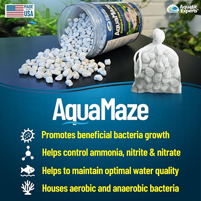 Aquatic Experts AquaMaze Aquarium Bio Media – 1L - Image 2
