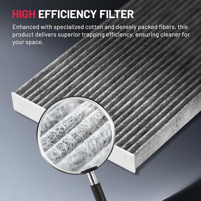 BDFHYK Cabin Air Filter with Activated Carbon Compatible with Nissan Quest - Image 4