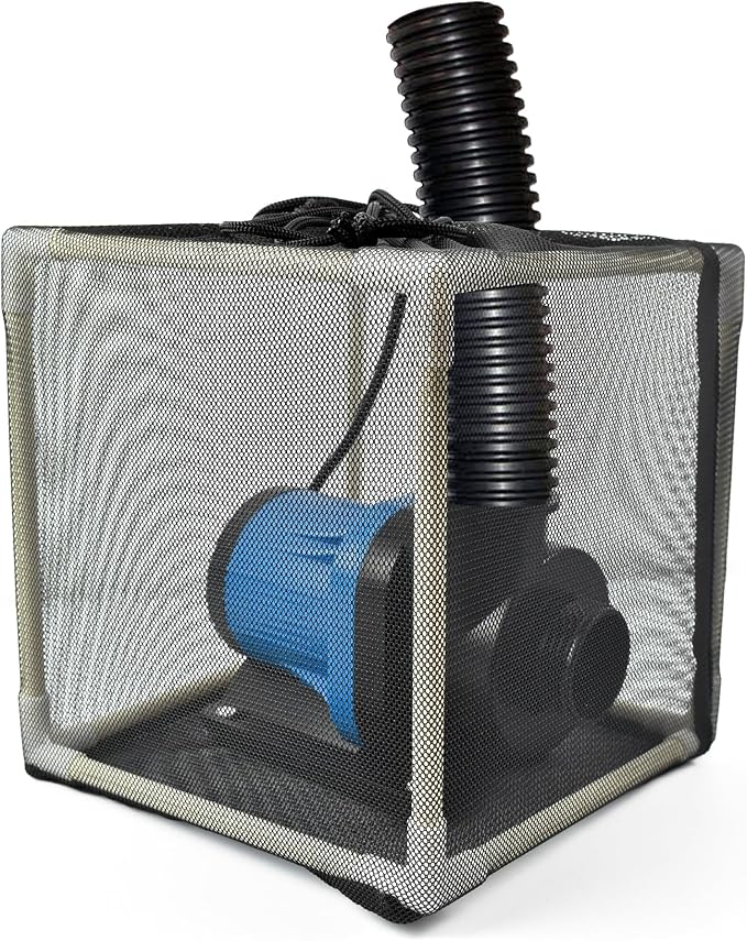 CONQUERALL 10 Inch Pond Filter Bag Anti Clogging Cube Filter Box Large Pump by CONQUERALL