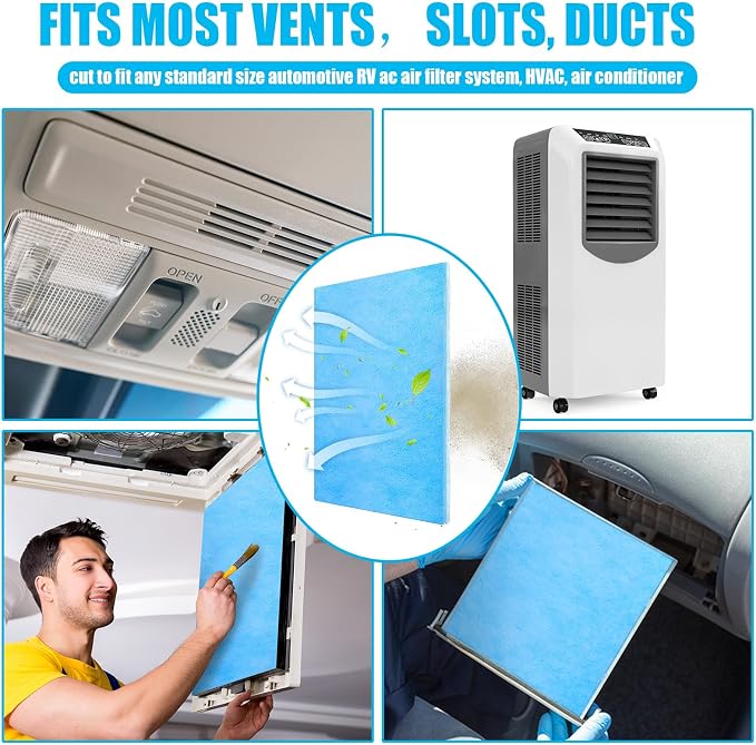 Frienda 20 x 118 Inch Merv 6 Reusable Air Vent Filter Cut to Size Electrostatic - Image 3