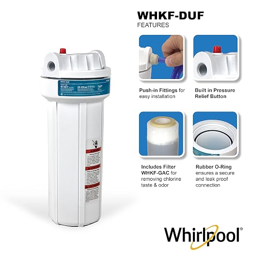 Whirlpool Under Sink Water Filtration System WHKF-DUF | Push-in Quick Connect - Image 6