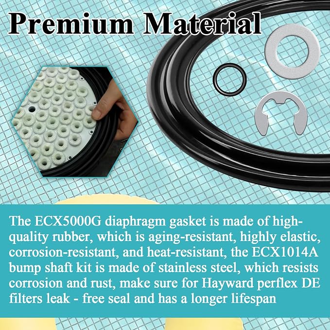 Diaphragm Gasket, Fit for Hayward Perflex DECX5000G, EC50AC Series Extended DE - Image 5