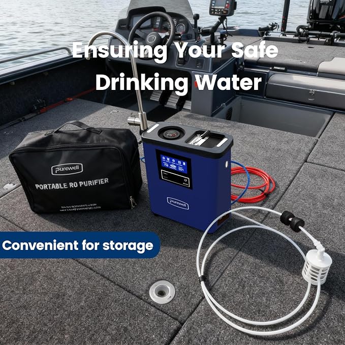 Purewell® K8680 RO Water Purifier System, 10-Stage RV Portable Water Filtration - Image 4