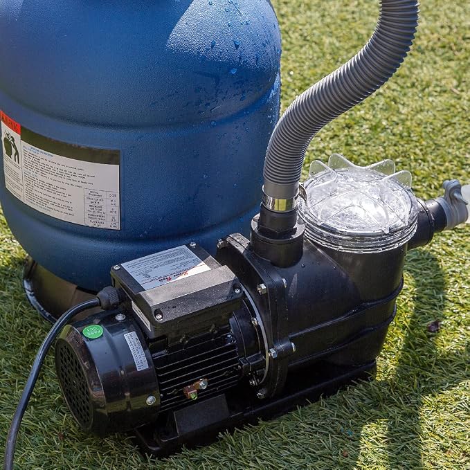 XtremepowerUS 13" Sand Filter Above Ground Pools Pump 2400GPH 4-Way Valve - Image 3