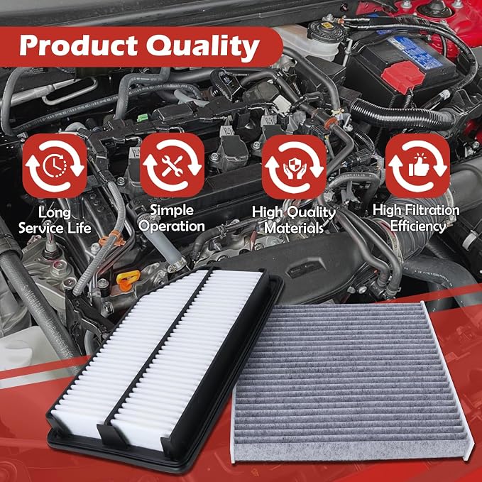 17220-RV0-A00 Engine Air Filter and 80292-SDA-A01 Cabin Air Filter kit - Image 5