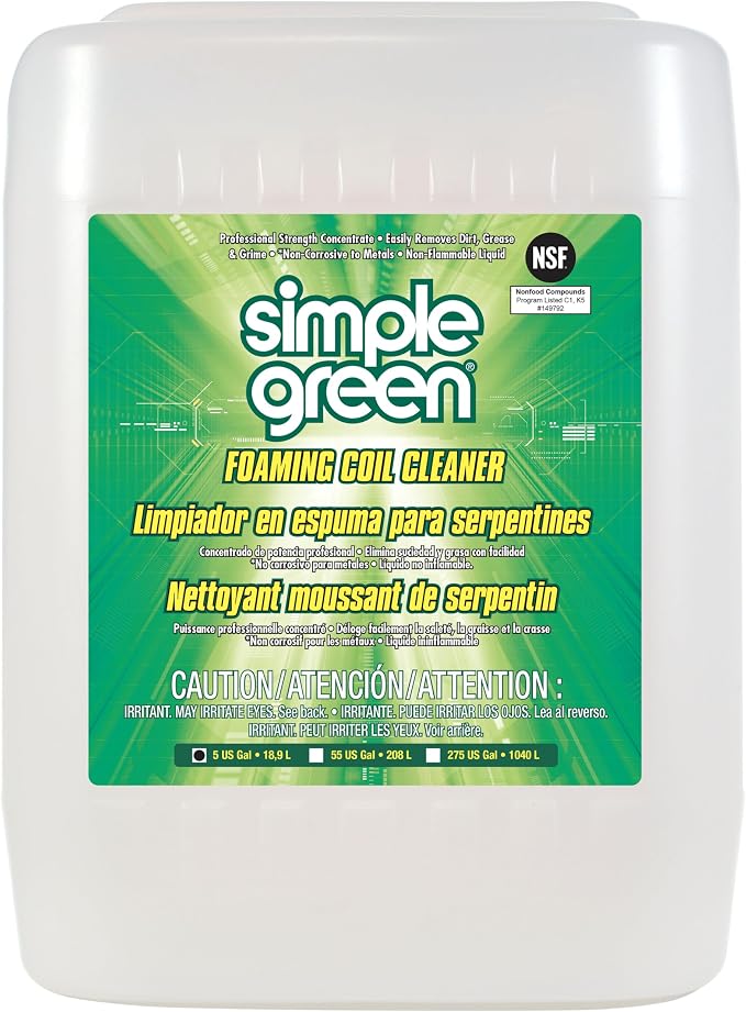 Simple Green Foaming Coil Cleaner 5 Gallon by SimpleGreen