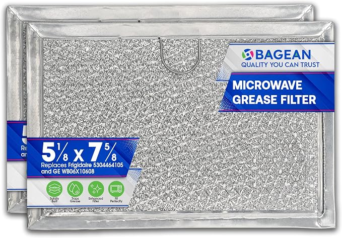 Microwave Filter Replacement 5.12” x 7.64” Fits Frigidaire 5304464105 by Bagean
