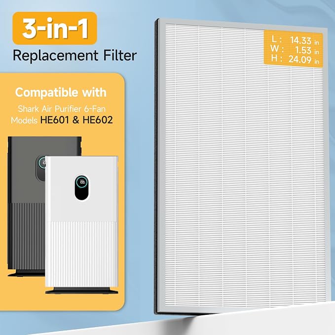 HE601 HE602 Replacement Filter Compatible - Image 2