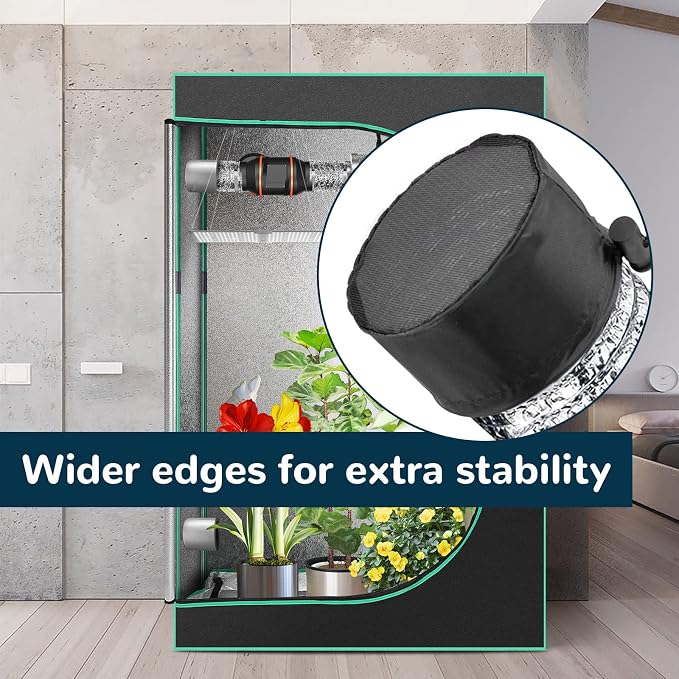 2Pcs 4 Inch Grow Tent Vent Cover Filter, Duct Filter Net - Image 7