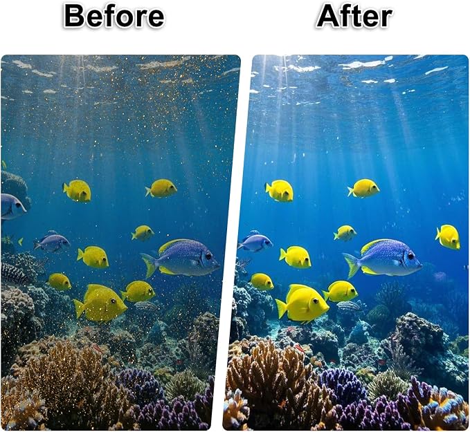 Aquarium Filter, 6W 150GPH HOB Fish Tank Filter, 4-Stage Bio-Filtration - Image 5
