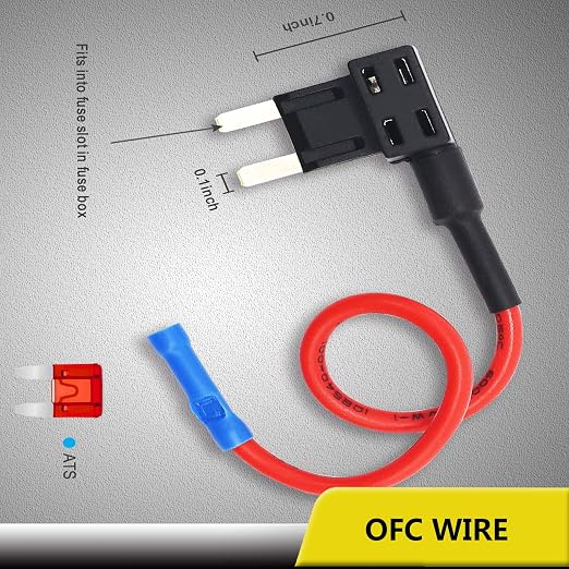 FT2-10 10 Pack 12V Car Add-a-Circuit Fuse Tap Adapter Mini ATS Blade Automotive - Image 3