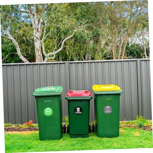 9pcs Trash Can Classification Stickers Self-Adhesive Recycling Decals - Image 8