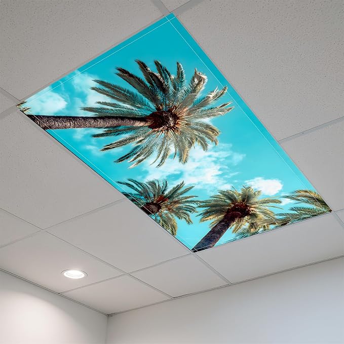 2 Pack Fluorescent Light Covers- 4 x 2 Feet Magnetic Ceiling Light Cover Room - Image 6