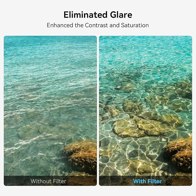 SmallRig 52mm Magnetic Circular Polarizers Filter, HD Optical Glass 28 Layer - Image 2