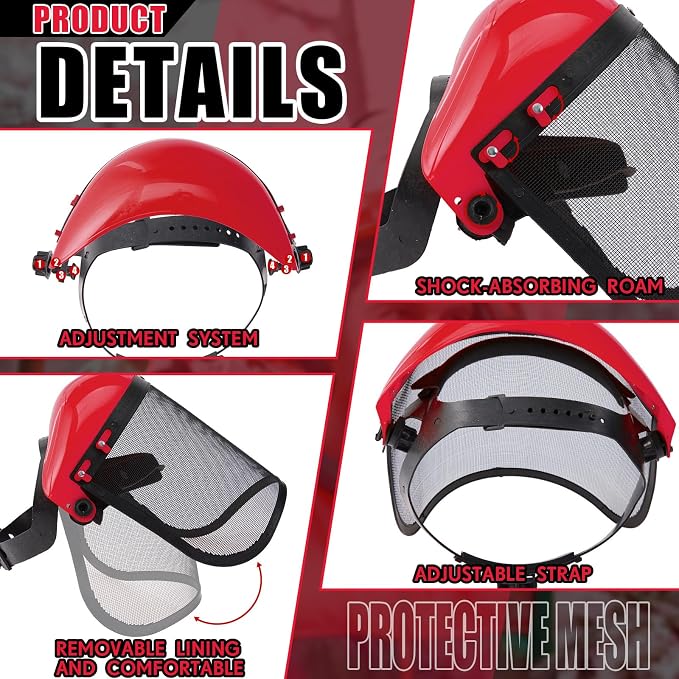 Amylove 6 Pcs Safety Face Shield - Image 3