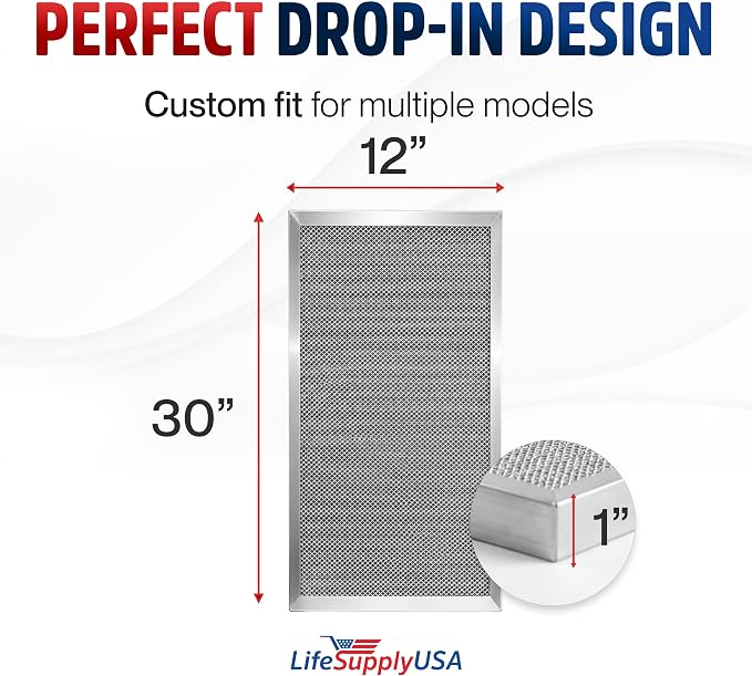12x30x1 Electrostatic Air Filter, MERV 8, Reusable Furnace AC/HVAC Filter - Image 6