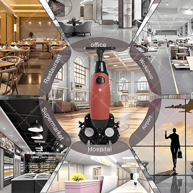Commercial Floor Scrubber Machine Lightweight Electric Floor Cleaner - Image 8