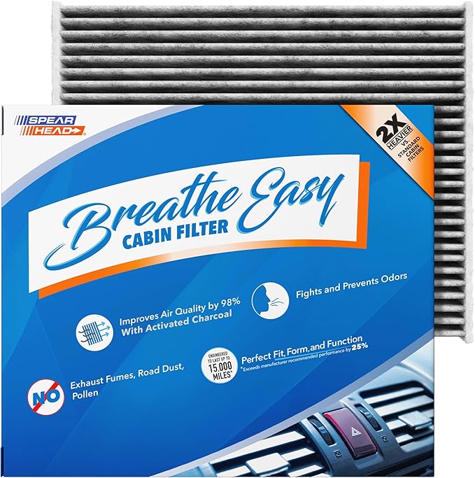 Spearhead Odor Defense Breathe Easy Cabin Filter | Fits Bronco/Sport, Mustang by SPEARHEAD